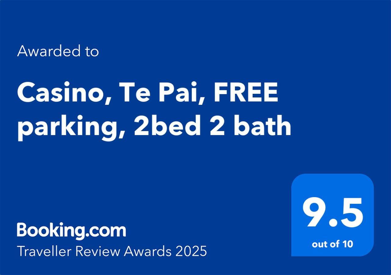 شقة Casino, Te Pai, Free Parking, 2Bed 2 Bath كريستتشيرش المظهر الخارجي الصورة